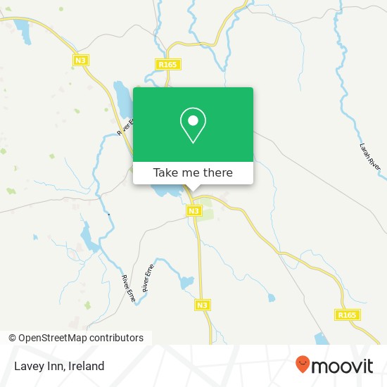 Lavey Inn map