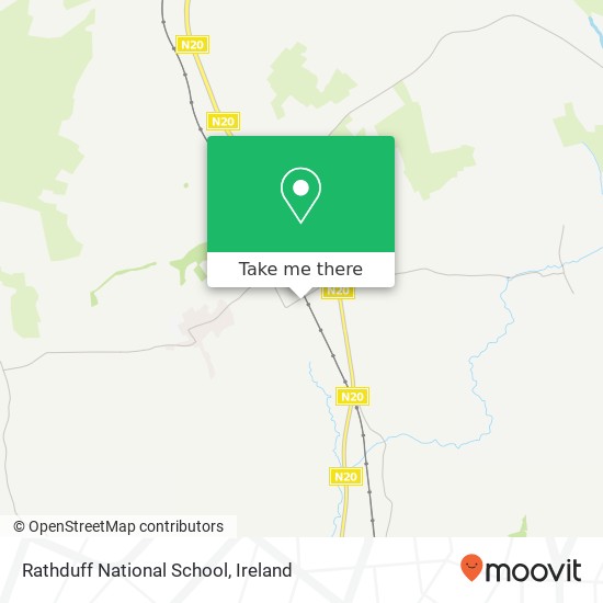 Rathduff National School map