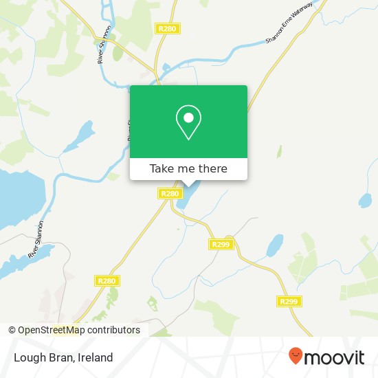 Lough Bran map