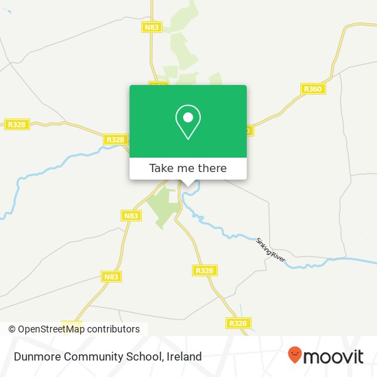 Dunmore Community School map