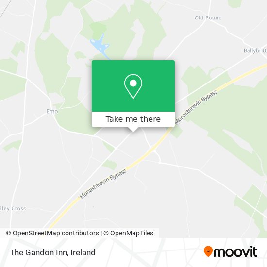 The Gandon Inn map