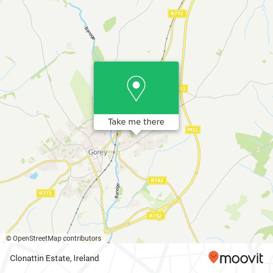 Clonattin Estate map