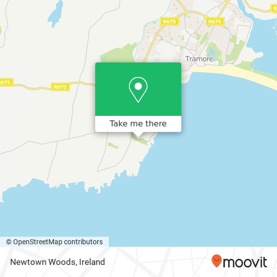 Newtown Woods map