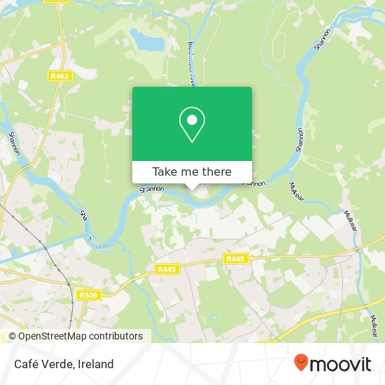 Café Verde map
