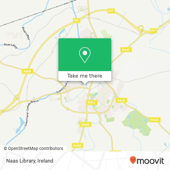 Naas Library map
