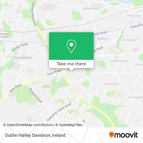 Dublin Harley Davidson map