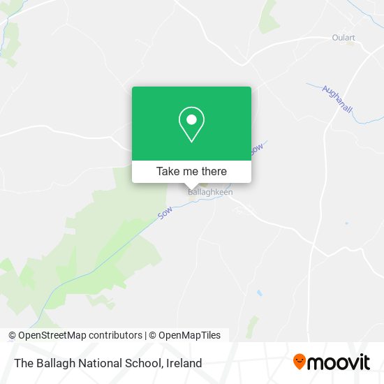 The Ballagh National School map