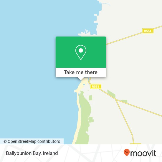 Ballybunion Bay map
