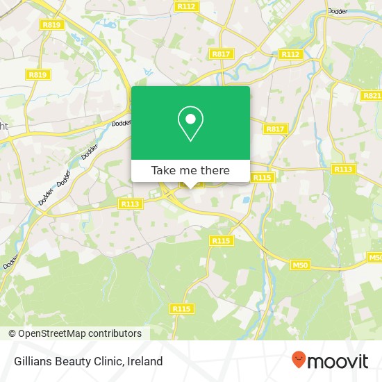Gillians Beauty Clinic map