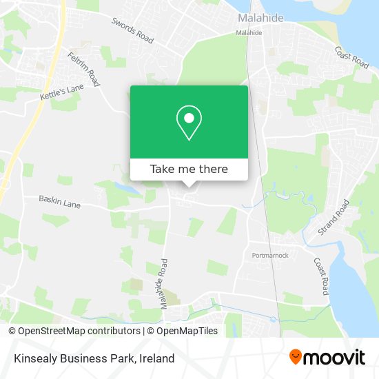 Kinsealy Business Park map
