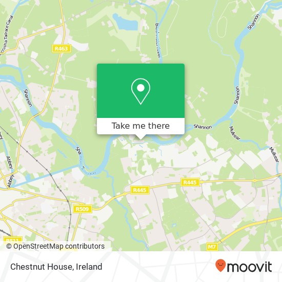Chestnut House map