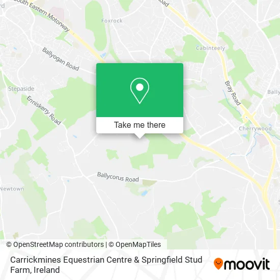 Carrickmines Equestrian Centre & Springfield Stud Farm map