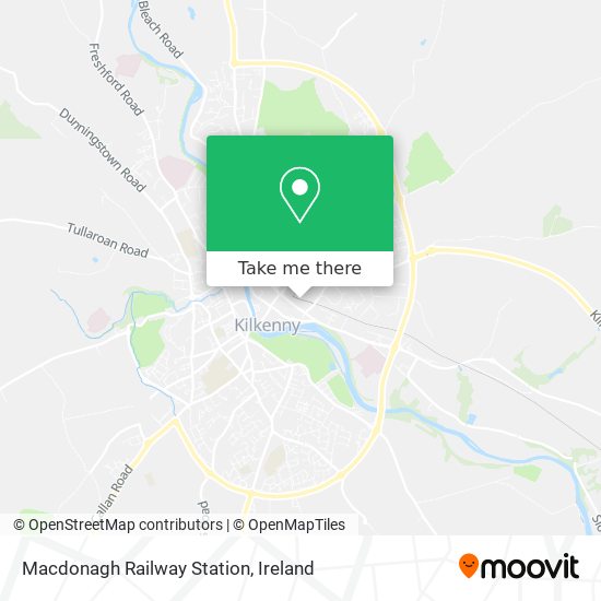 Macdonagh Railway Station map