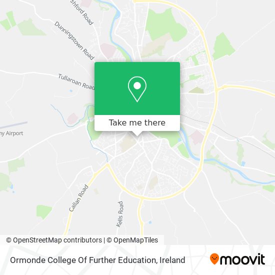 Ormonde College Of Further Education map