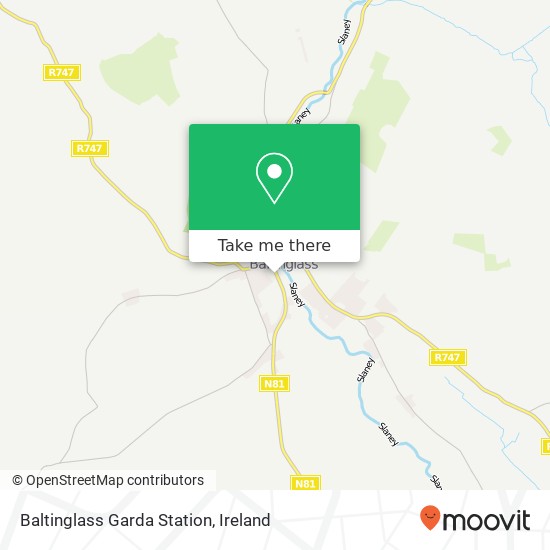 Baltinglass Garda Station map