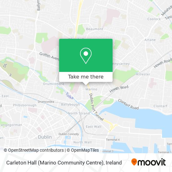 Carleton Hall (Marino Community Centre) map