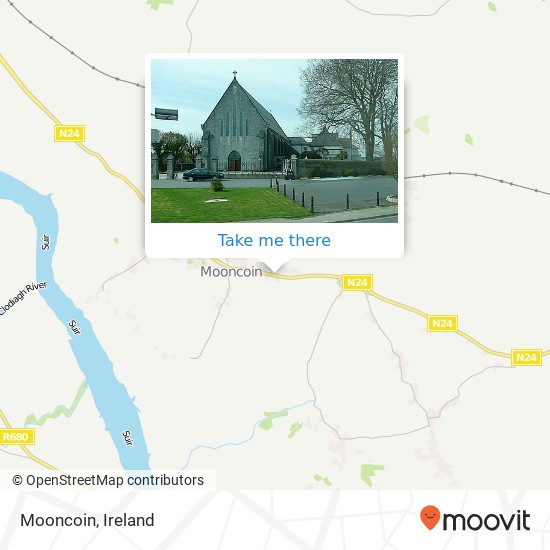 Mooncoin map