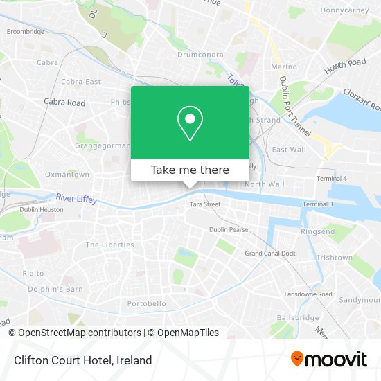 Clifton Court Hotel map