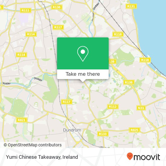 Yumi Chinese Takeaway map