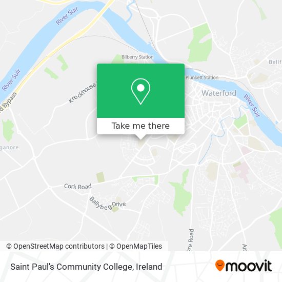 Saint Paul's Community College map