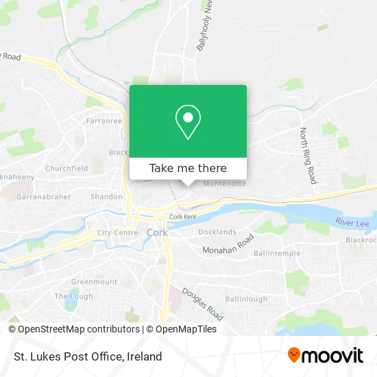 St. Lukes Post Office map