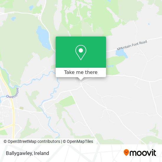 Ballygawley map