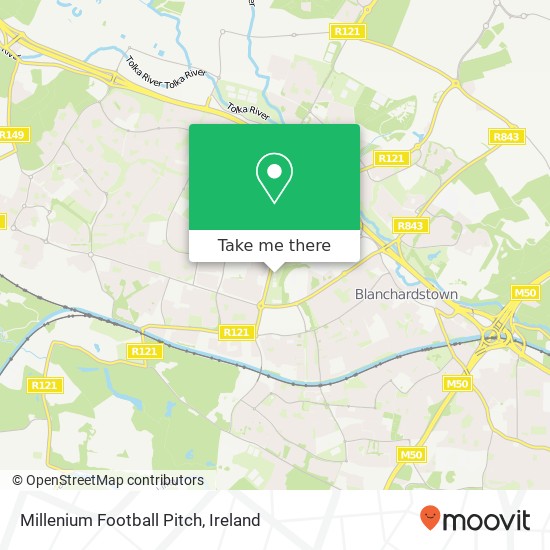 Millenium Football Pitch map