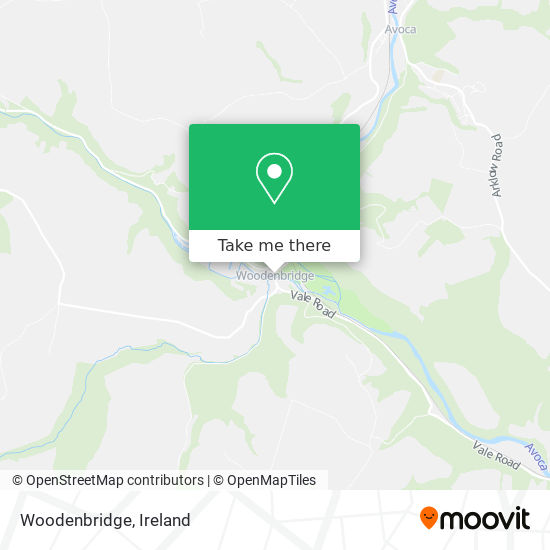 Woodenbridge map