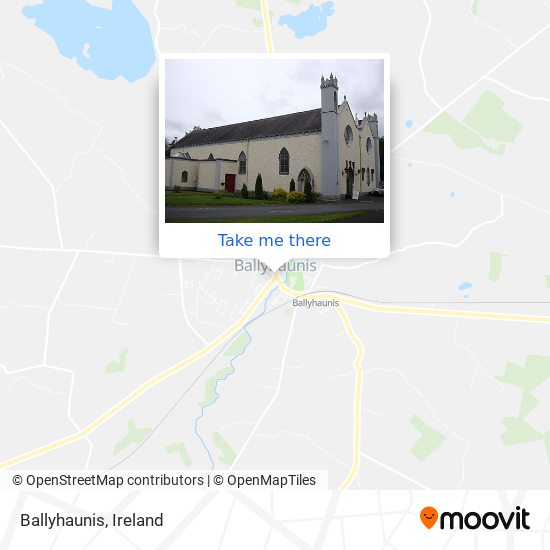 Ballyhaunis map