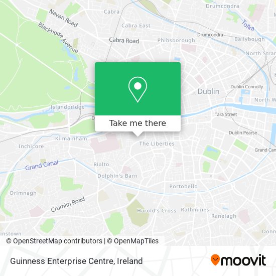Guinness Enterprise Centre map