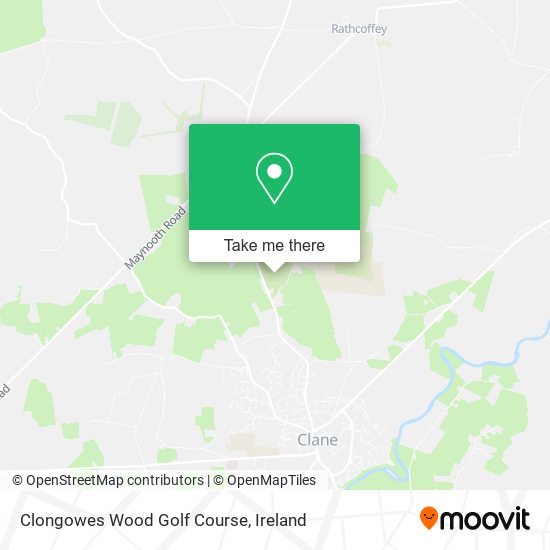 Clongowes Wood Golf Course map