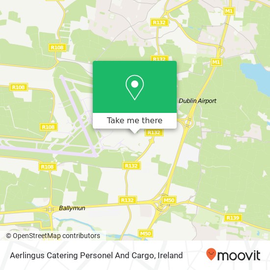 Aerlingus Catering Personel And Cargo map