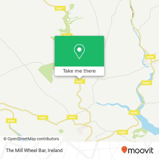 The Mill Wheel Bar map