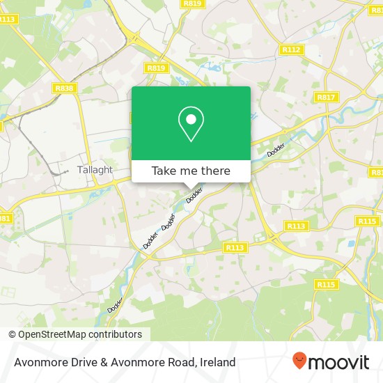 Avonmore Drive & Avonmore Road plan