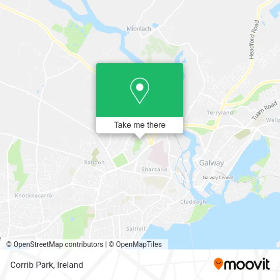 Corrib Park map