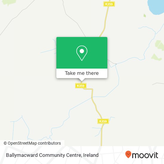 Ballymacward Community Centre map