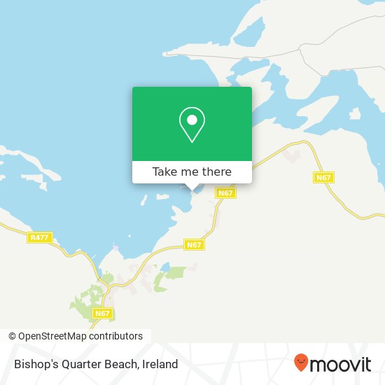 Bishop's Quarter Beach map