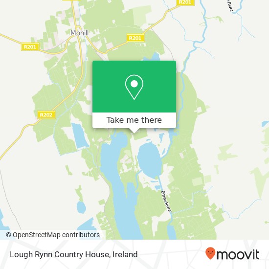 Lough Rynn Country House map