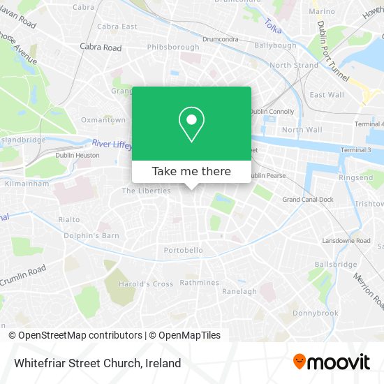Whitefriar Street Church map