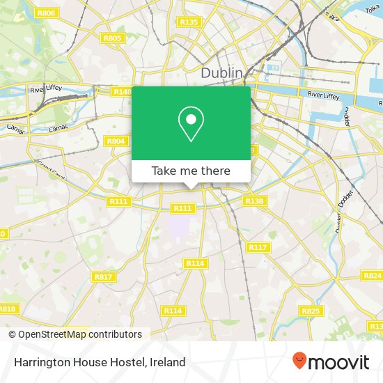 Harrington House Hostel map