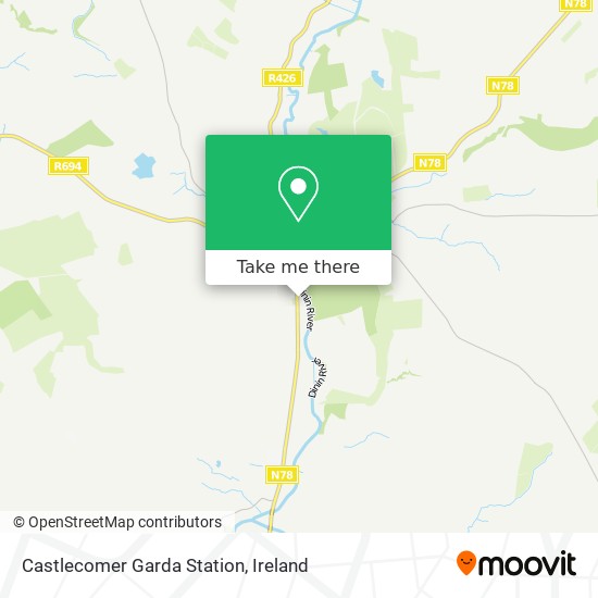 Castlecomer Garda Station map