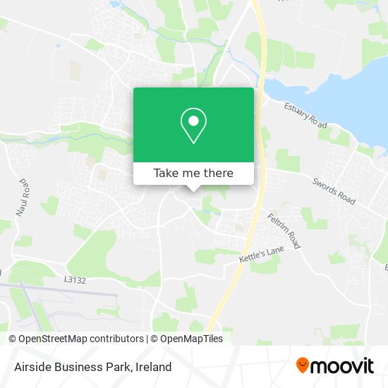 Airside Business Park map