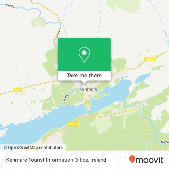 Kenmare Tourist Information Office map
