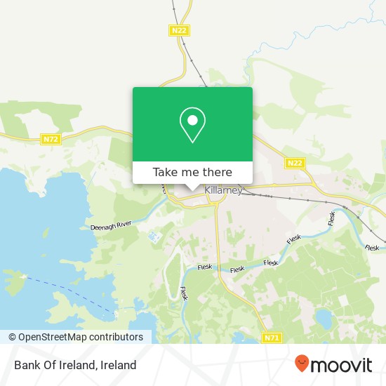 Bank Of Ireland map