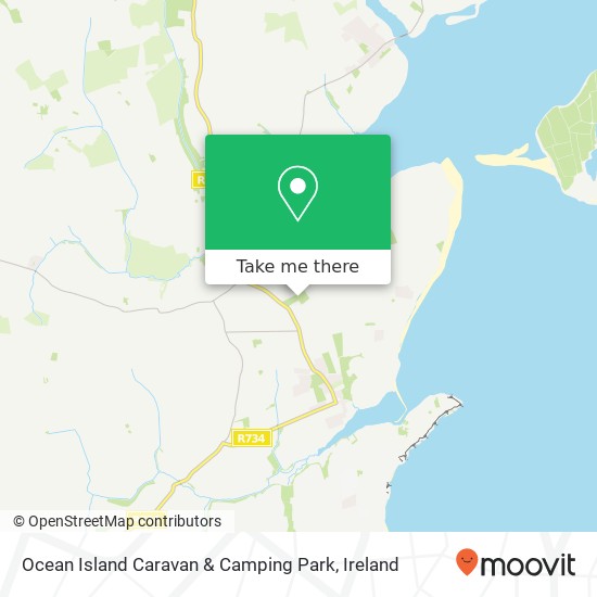Ocean Island Caravan & Camping Park map