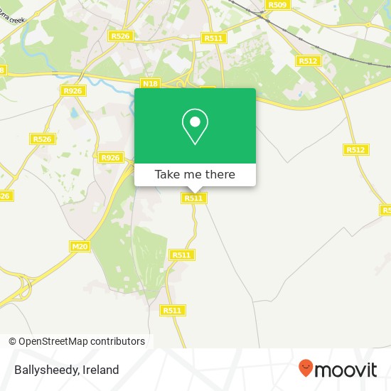 Ballysheedy map