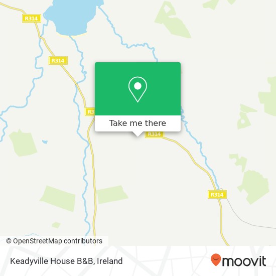 Keadyville House B&B map