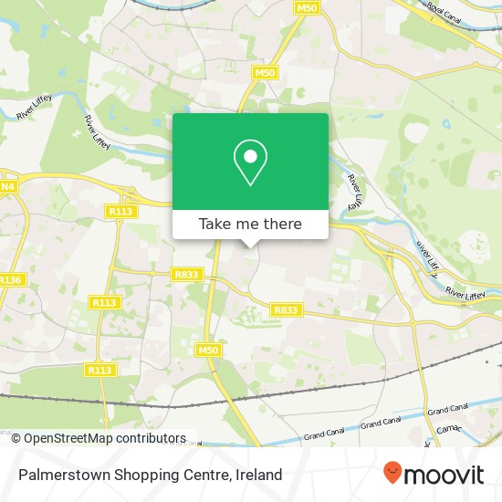 Palmerstown Shopping Centre map