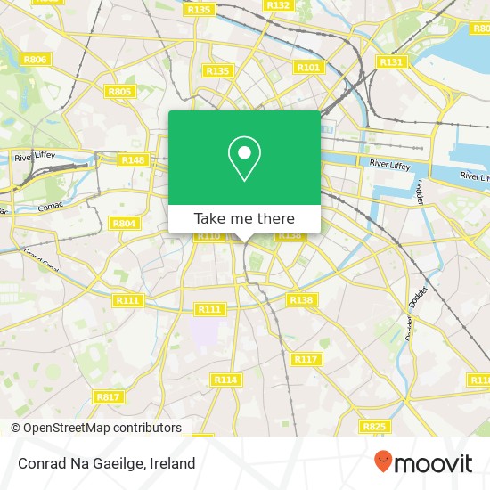 Conrad Na Gaeilge map