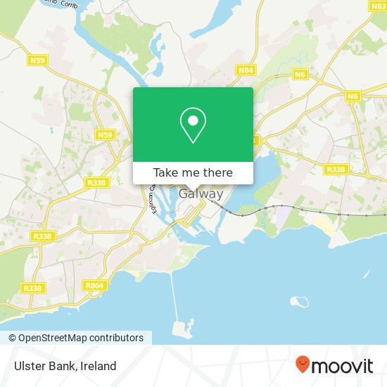 Ulster Bank map